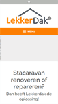 Mobile Screenshot of lekkerdak.nl